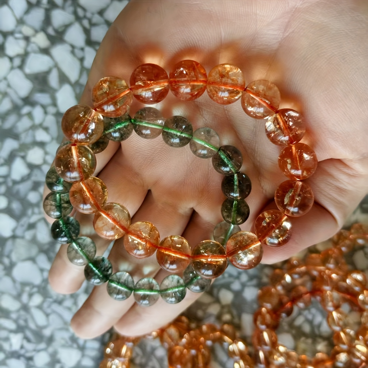 Couples' Natural Crystal Explosion Bracelet, Fashionable Gift